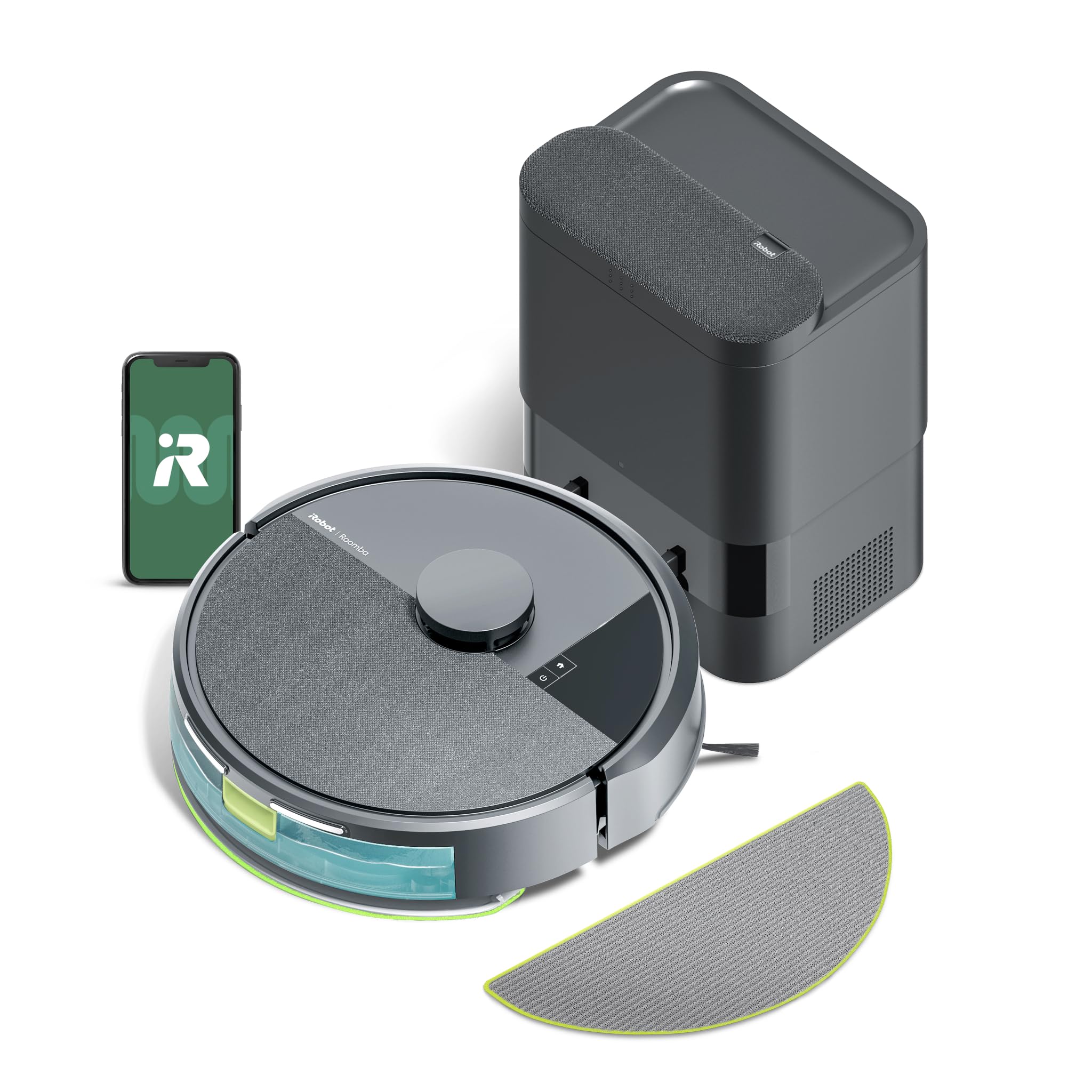 iRobot Roomba 105X Combo Robot Vacuum & Mop with AutoEmpty Dock, Self‑Emptying for Up to 75 Days, 70× Power‑Lifting Suction, Smart LiDAR Mapping, App & Voice Control, Ideal for Homes with Pets & Kids