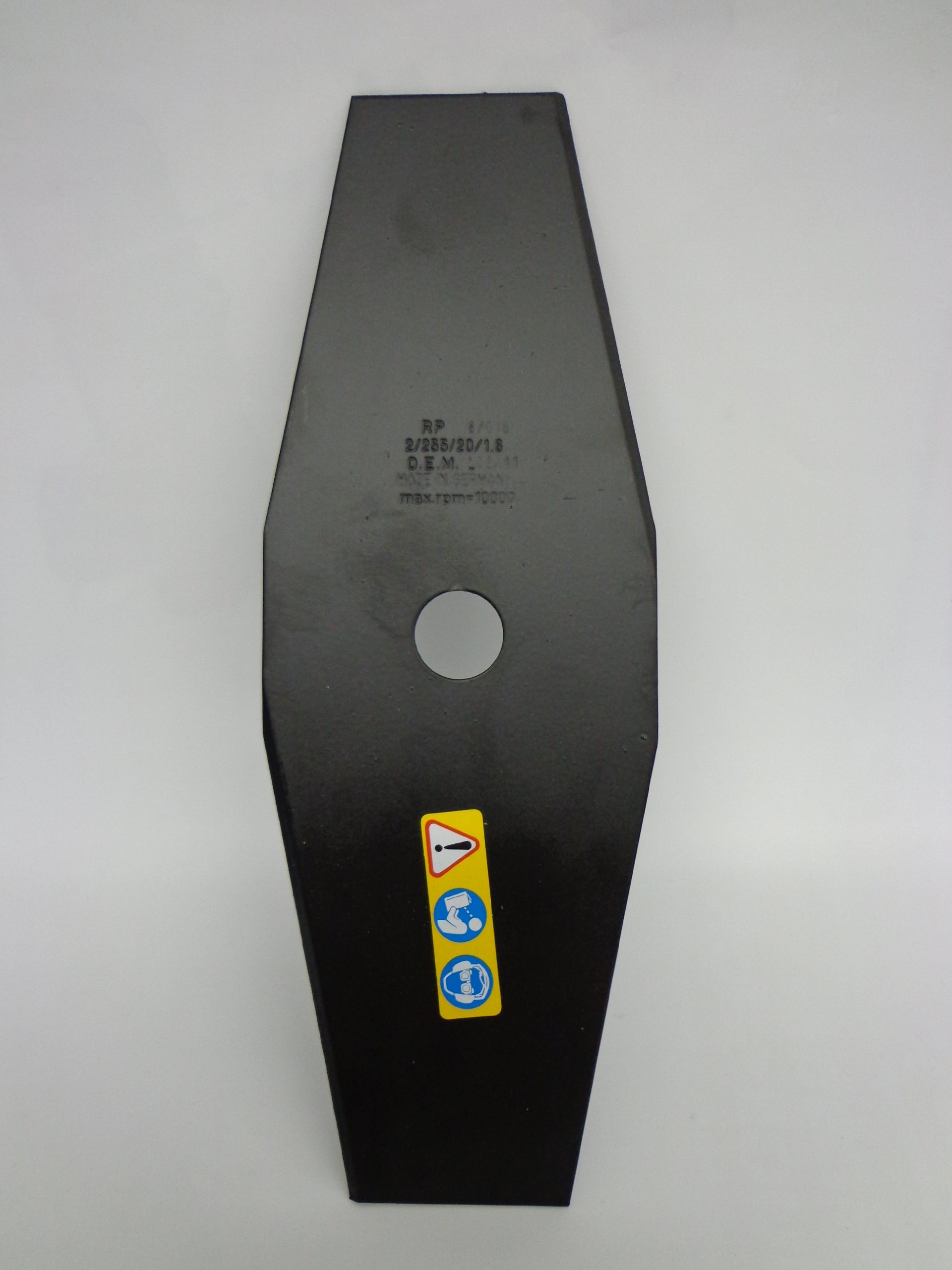 Ratio Parts Double Gear 25.4 mm x 250 mm x 1.6 mm Blade Blade Knife, Black