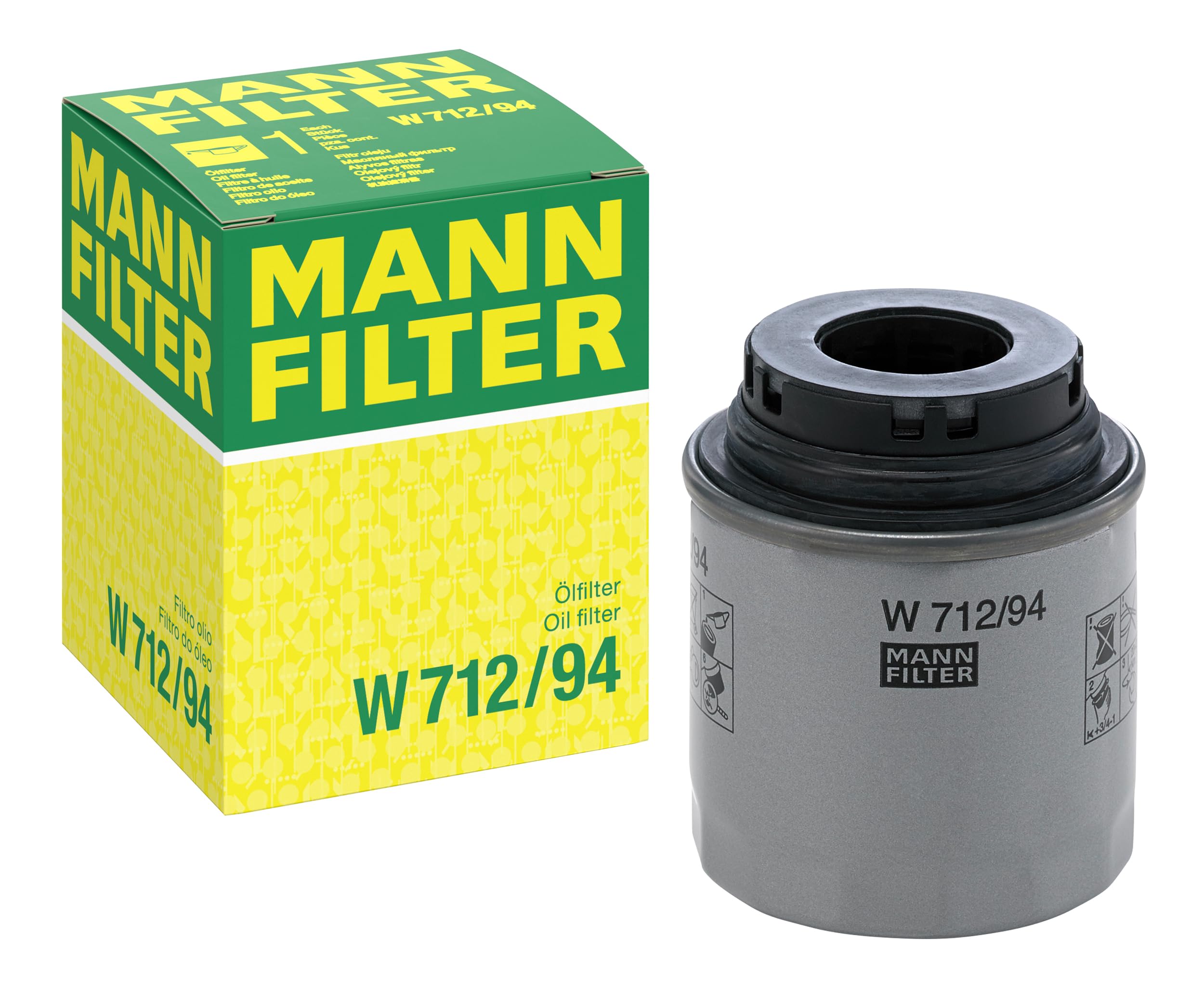 MANN-FILTER W 712/94 Oil Filter - for Cars + Transporters