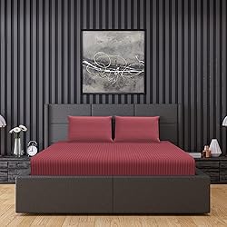 TRIDENT Twin Sheet Set- 300TC- 100% Cotton, Sateen