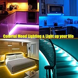 maylit 8 PCS 3.3FT Smart RGB Under Cabinet Lights