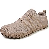Unisex Barefoot Shoes for Men and Women with Wide Toe Box Zero Drop Design Minimalist Hike Footwear Water Shoes Five Finger Cross-Trainer Ideal for Walking Hiking and Grounding Activities Beige