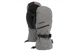 Burton Men’s Gore-TEX Insulated Mittens – Waterproof Winter Snowboard Mittens with Touch Screen Tech & Removable Liner