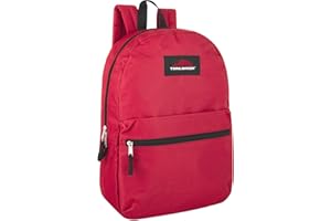 Trail maker Classic 17 Inch Backpack with Adjustable Padded Shoulder Straps