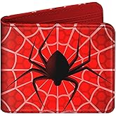 Bistup Boys Wallet Cute Cool Leather Bifold Wallet for Teen Boys Cartoon Design Credit Card Cash Id Holder Rfid Blocking Bi Fold Small Wallets With Coin Pocket Slim Unique Red Teens Little Boy Youth