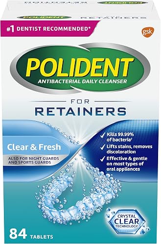 Polident Retainers Cleansing Tabs 84ct (Packaging May Vary)