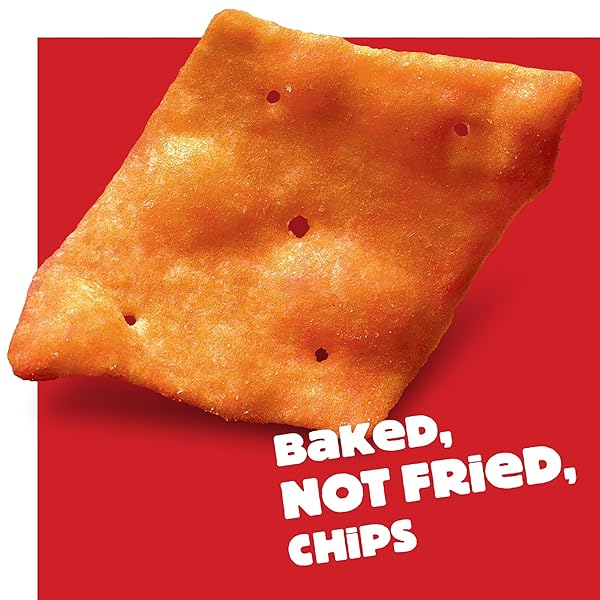 CHEEZ-IT SNAP’D CHEESE CRACKER CHIPS, THIN CRISPS, LUNCH SNACKS, DOUBLE CHEESE, 45OZ CASE (6 BAGS)