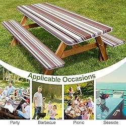 Picnic Table Cover with Bench Covers Camping