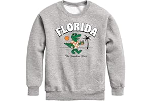 Instant Message - Florida, The Sunshine State - Toddler & Youth Crewneck Fleece Sweatshirt