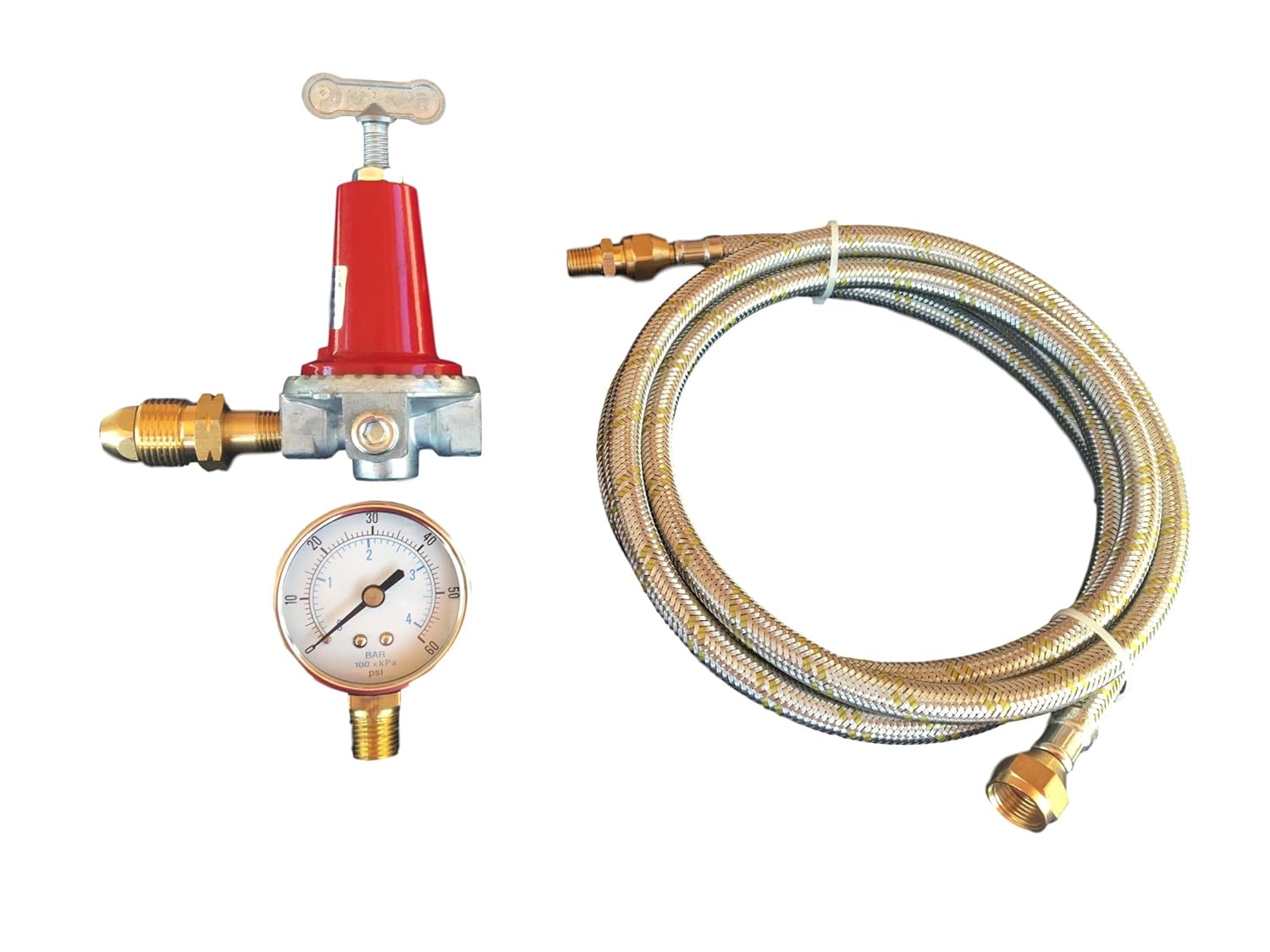 Auto Parts and Vehicles Adjustable 0 to 60psi Propane Regulator Soft