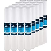SpiroPure SP-P5-20 20x2.5 5 Micron Spun Melt-Blown Polypropylene Sediment Water Filter Cartridge SDC-25-2005 P5-20 155016-43 (Case of 20)