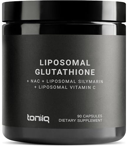 Toniiq NSF Certified Ultra High Strength Glutathione Capsules - 1000mg
