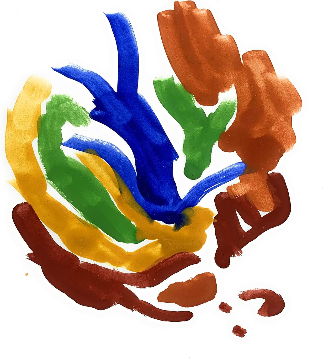 Moon Child Nature Paint Natural Painting Powders with Brush, 5 Color Set, Quick Dissolve Water-Based Paints for DIY Arts, Crafts, Fingerpainting or Watercolor Fun, Vegan Non-Toxic: Home Improvement