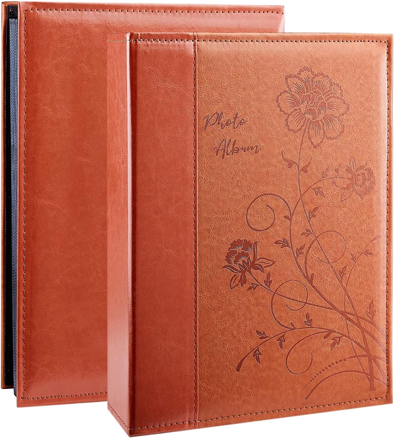 Photo Albums, Frames & Accessories - Artmag Photo Album 4x6 300 Photos, Extra Large Capacity Leather Cover Wedding Family Photo Albums Holds 300 Horizontal 4x6 Photos(Brown)