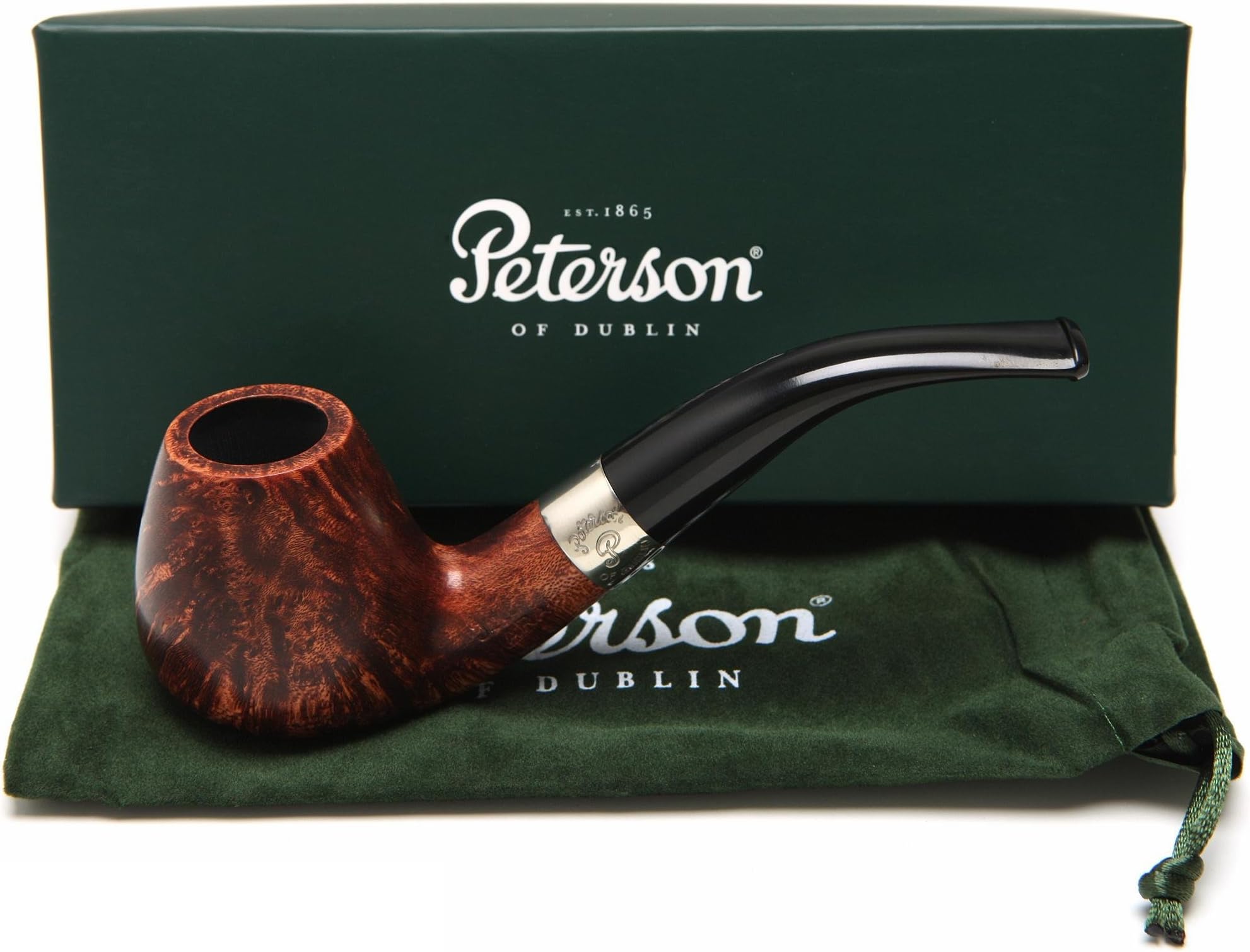 Peterson Aran Smooth Nickel Mounted (B11) Fishtail