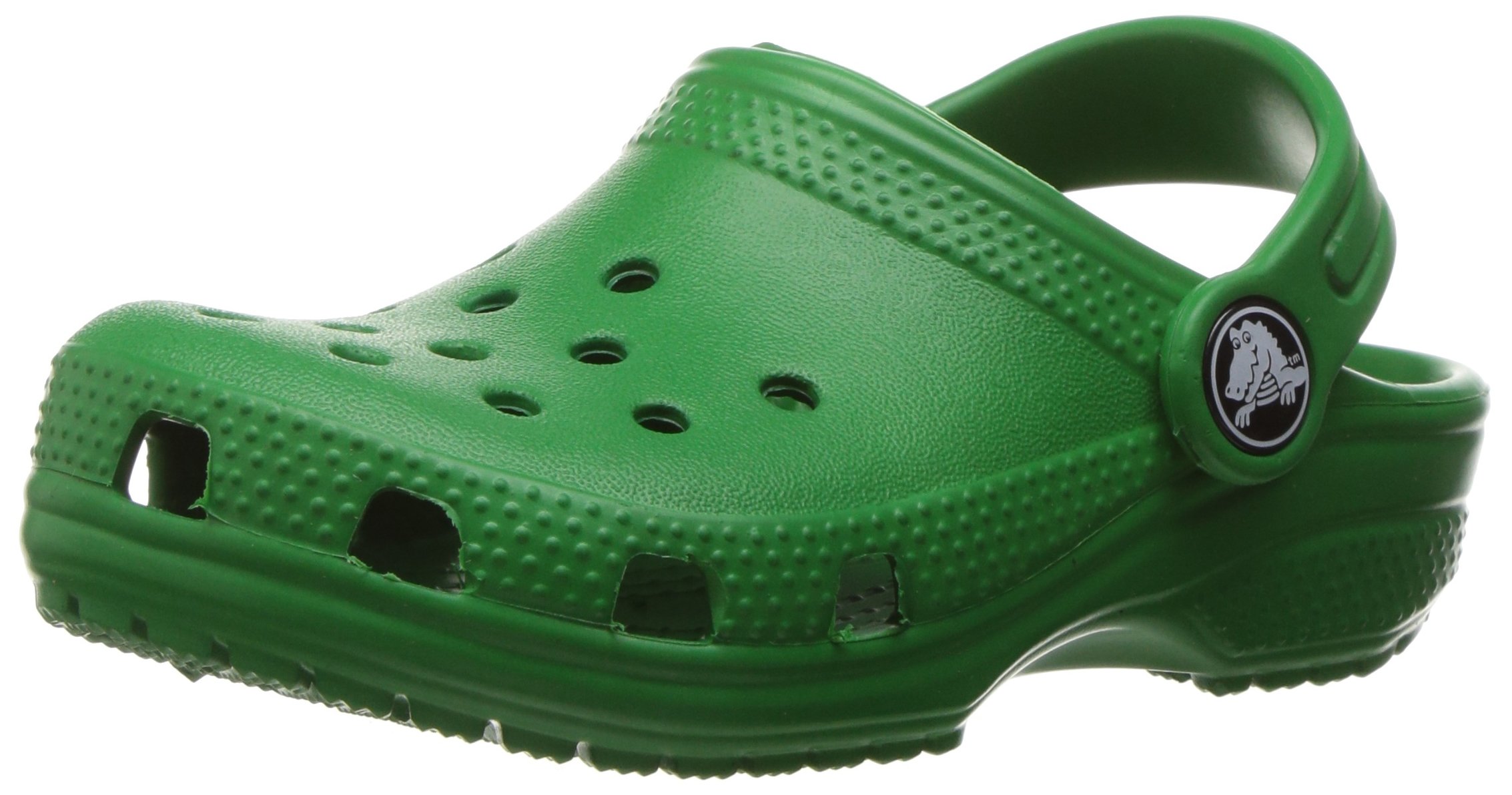 crocs Kids' Classic K Clog, Kelly Green, 3 M US Little Kid