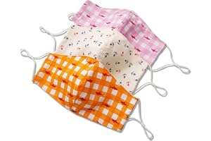 Hope Love Shine Cotton Face Masks w/Adjustable Ear Loops & Filter Pocket - Reusable, Breathable, Washable Cloth Mask - Fabric Masks for Girls & Boy (PINK SHARK - 3 PCS)