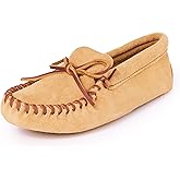 Minnetonka Men's Leather Laced Soft Leather Sole Moccasin
