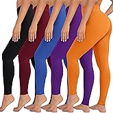 VALANDY High Waisted Leggings for Women Stretch Tummy Control Workout Running Yoga Pants Reg&Plus Size