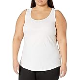 JUST My Size Womens Just My Size Plus Size Cotton Jersey Shirttail Tank Top, Plus Sleeveless Shirts