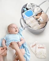 Maliton Rustic Chic Diaper Caddy Cotton Rope Grey 3 Compartments view 5