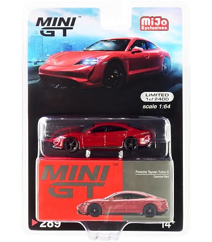 Truescale Miniatures Taycan Turbo S Gentian Blue Metallic Edition