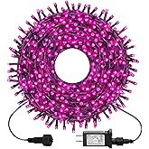 kemooie 300 LED Pink Valentine's Day Lights, 99 FT Connectable 8 Twinkle Modes String Lights with Memory Function, Waterproof Fairy Light for Outdoor Indoor Wedding Party Valentine's Day Decoration