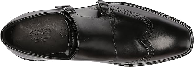 ecco monk strap shoes