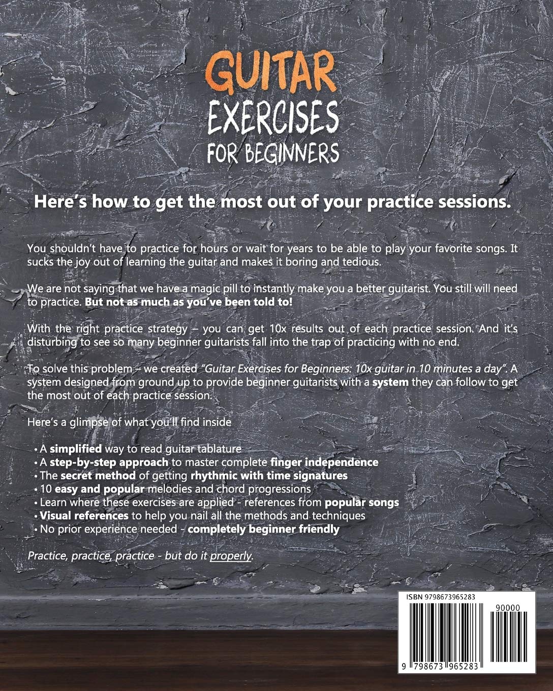 Guitar Exercises for Beginners: 10x Your Guitar Skills in 10 Minutes a Day Guitar Exercises for Beginners: 10x Your Guitar Skills in 10 Minutes a Day Paperback Kindle