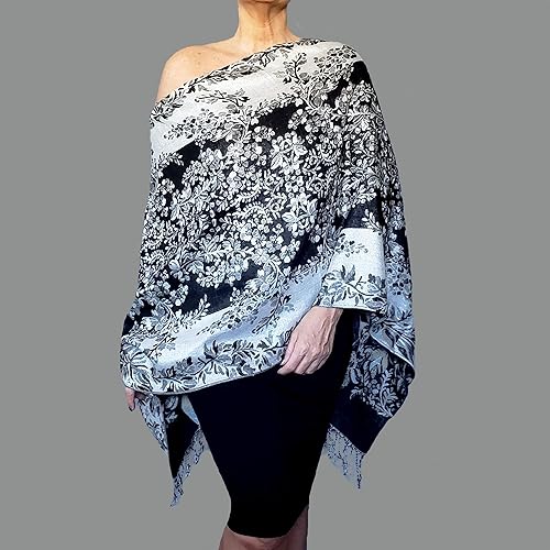 silver evening shawls and wraps