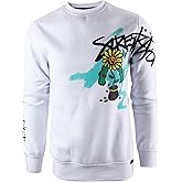 SCREENSHOT CREWNECK 3202 Mens Urban Streetwear NYC Graffiti Hip Hop Fleece Pullover Active Fashion Crew Neck Sweatshirt Top