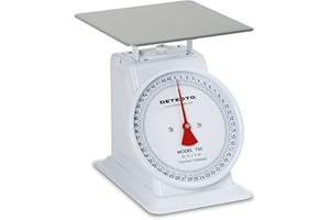 Detecto T-25 Top Loading Dial Scale, 25 lb. Capacity