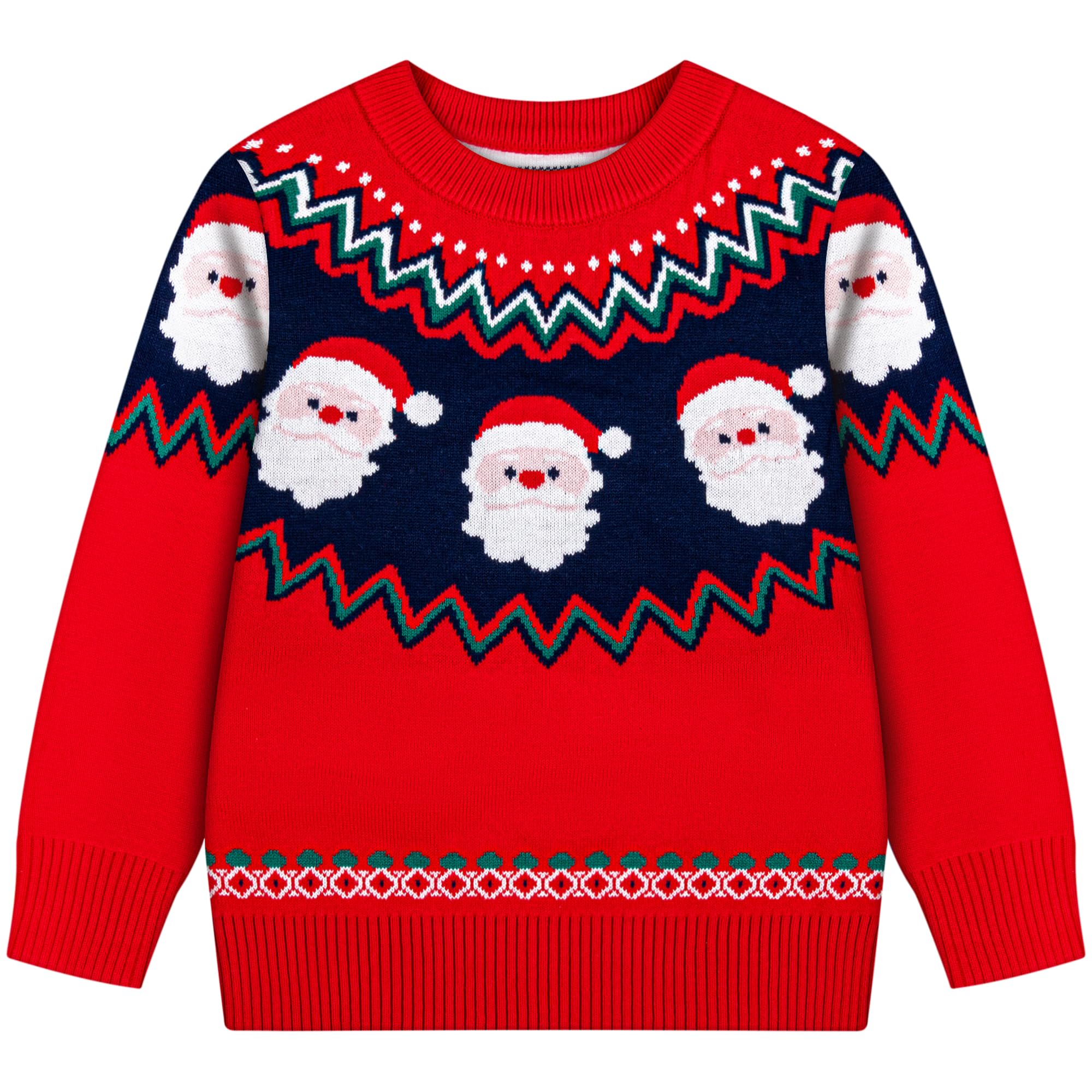 Photo 1 of *Size unknown* HONGTEYA Toddler Ugly Christmas Sweater Knit Christmas Sweater for Kids Boy Girl Winter Warm
