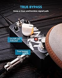 LEKATO Distortion Guitar Pedal, Analog Distortion