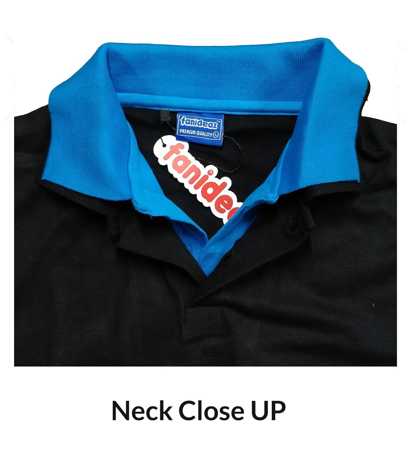 fanideaz men's plain regular fit polo