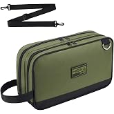 HISEA Small Tool Bag, 12 Inch Tool Pouch with 2 Compartments | with Adjustable Shoulder Strap, Zipper Tool Organizer Bag for Electrican, Mechanic, Screwdriver Storage