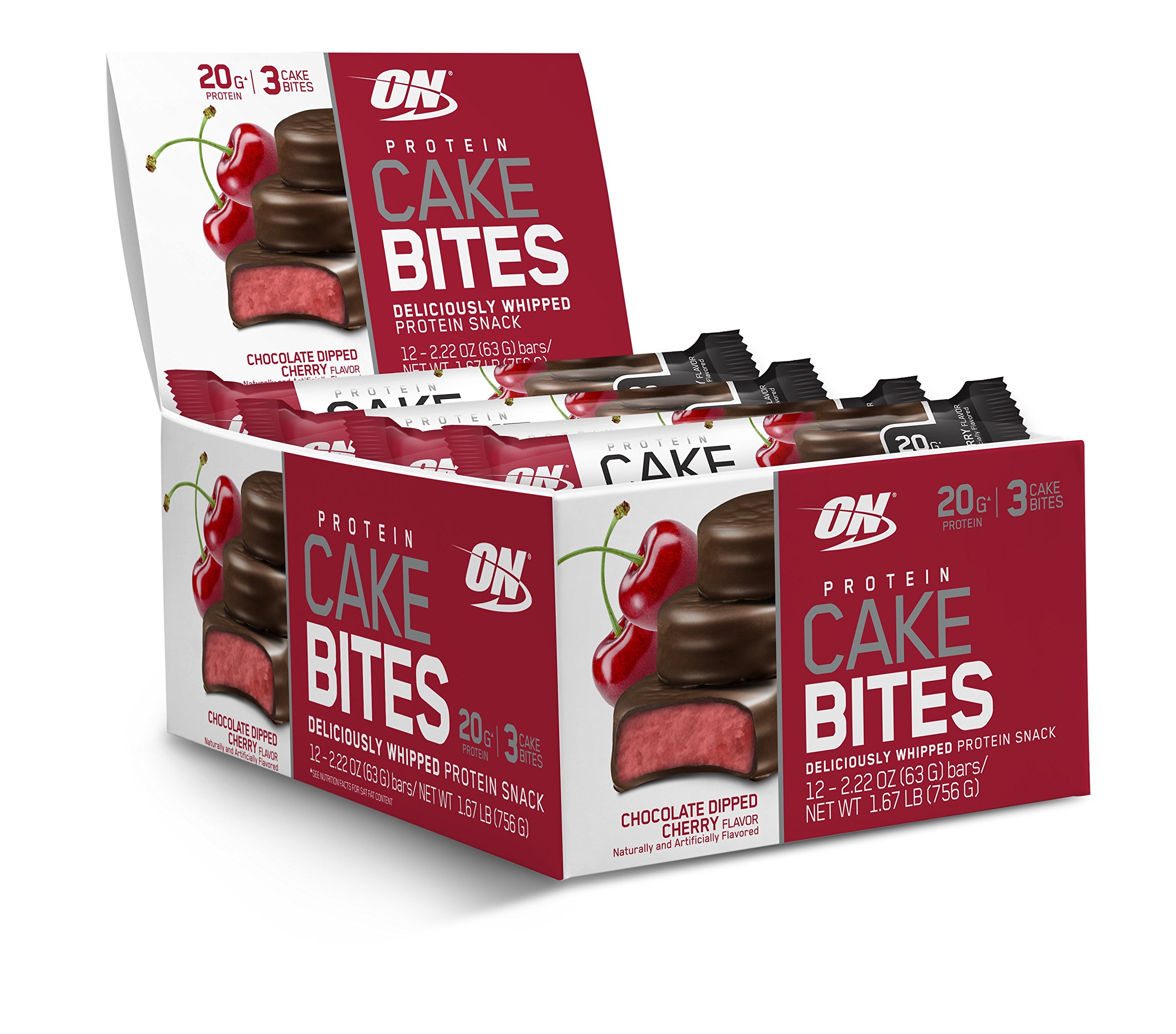 Optimum Nutrition Protein Cake Bites, Whipped Protein Bar, Flavor