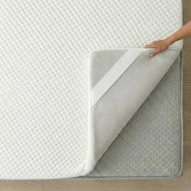 Topper Viscoelástico 90x190 cm – Grosor 8 cm | Fabricado en España | Alivia la Presión | Reduce la Tensión Corporal | 100 % Viscoelástica | Funda Transpirable Desenfundable y Lavable | CertiPUR — foto 3 de 8