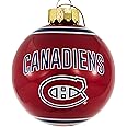 Montreal Canadiens – Collector's Edition Canadiens Glass Ball Ornament – Represent The Red, White and Blue and Show Your NHL Spirit with Licensed Canadiens Holiday Fan Decorations