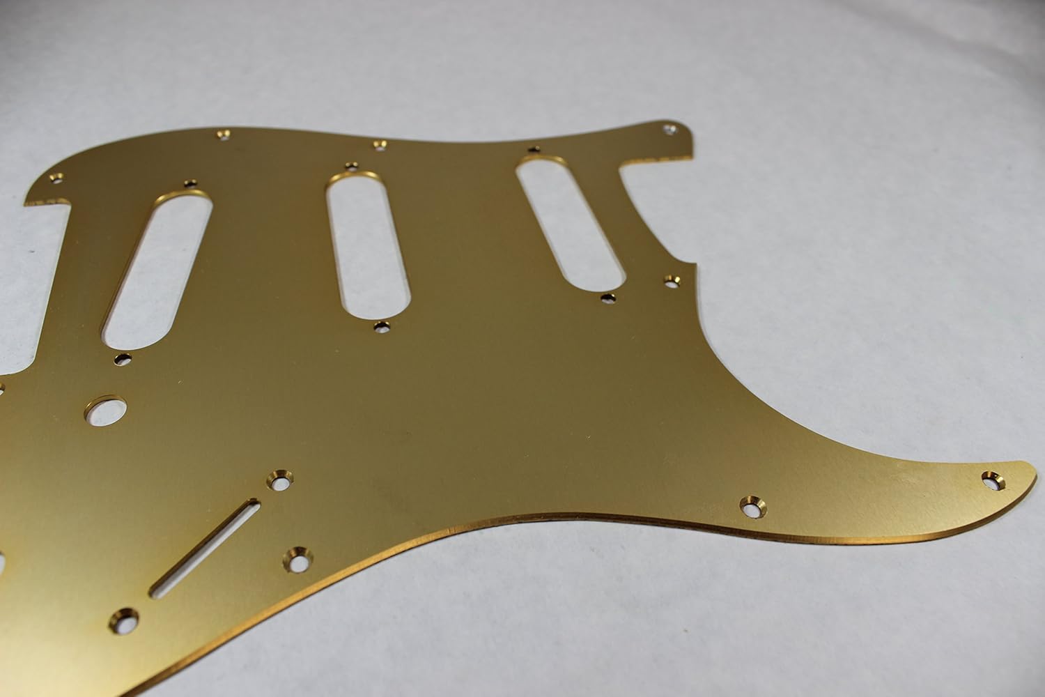 USA MADE! Fits Fender Stratocaster Brushed Gold Anodized Aluminum SSS