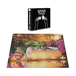 Ambesonne Spa Jigsaw Puzzle, Classic Relaxing Day