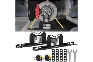 PICURA 2025 Upgraded Wheel Alignment Tool, 2 PCS Toe Alignment Tool Plates Without Removing Calipers, Wheel Alignment Kit with 2 Measuring Tapes, Compatible with Most Cars and SUVs
