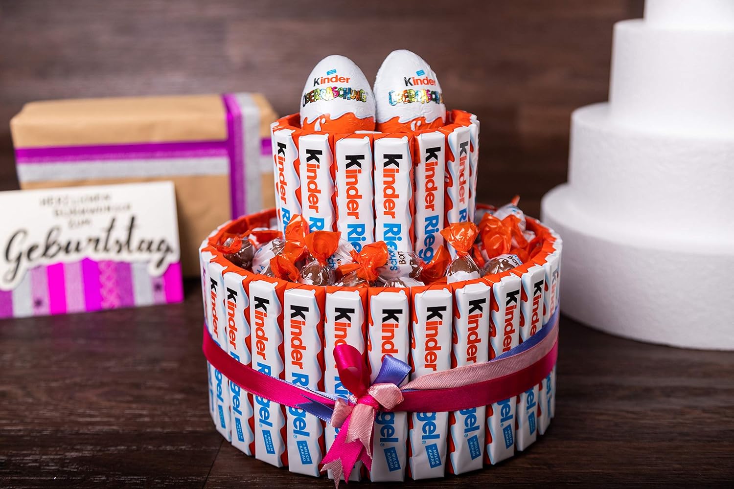 Cake Decoration Set 4 Miss Bakery S House Polystyrene Disc Cake Dummy Bakeware Home Kitchen Umoonproductions Com