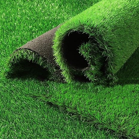 Amazon 人工芝 人工ガーデングラスフェイクグラスカーペット 屋内の屋外の結婚式のパーティーの装飾のための合成芝生の芝生の敷物ののどの緑の草のマット Size 2 8m 造花 オンライン通販