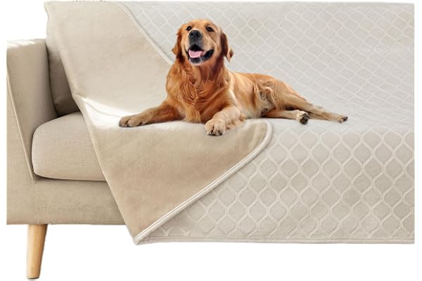 fuguitex Waterproof Dog Blanket Bed Cover Dog Crystal Velvet Moroccan Fuzzy Cozy Plush Pet Blanket Throw Blanket for Couch So