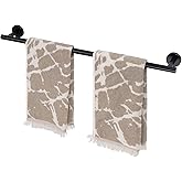 HITSLAM Towel Bar for Bathroom 24 Inch, Towel Rack Wall Mounted SUS304 Stainless Steel, Towel Holder, Modern Home Decor with 