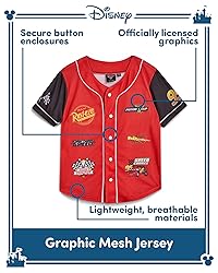 Disney Boys Sports Jersey - Mickey Mouse Cars