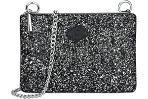 GM LIKKIE Crossbody Clutch Purse for Women, Glitter Evening Bag, Sequin Wedding Handbag for Party