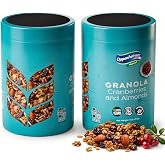 Cranberries &amp; Almonds Granola, Vegan, No Sugar Added, Kosher, Fiber, 11oz | 100% vegan, plant-based cranberries &amp; almonds granola - kosher, source of fiber, no added sugar, healthy cereal/yogurt topper