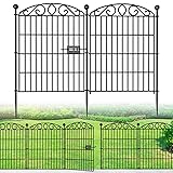 Garden Fence 12 Panel with Gate - 30in H x 23.6ft